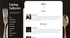 Desktop Screenshot of eatingcultures.org