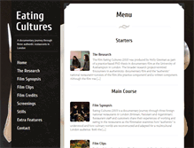 Tablet Screenshot of eatingcultures.org